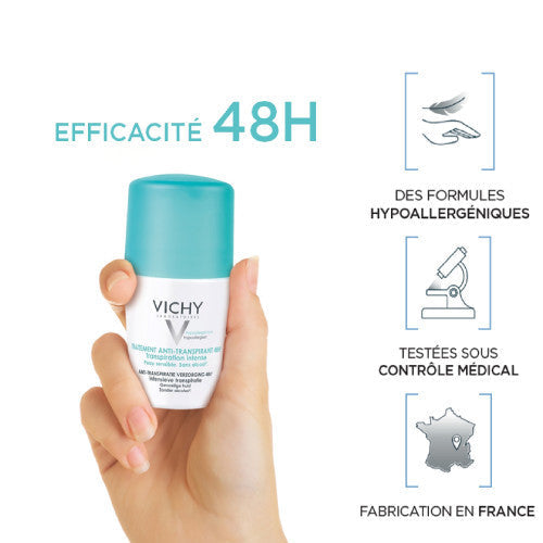 Vichy Anti-Transpirant Sensitive Skin Roll-On Set of 2