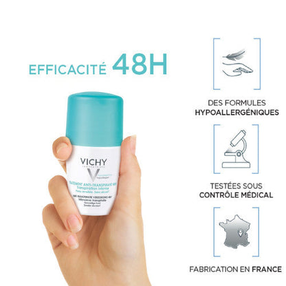 Vichy Anti-Transpirant Sensitive Skin Roll-On Set of 2