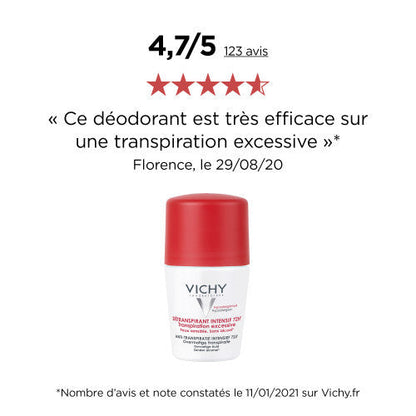 Vichy Déodorant Bille 72H Détranspirant Intensif Set of 2
