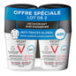 Vichy Homme 48H Anti-Trace Roll-On Deodorant Set of 2