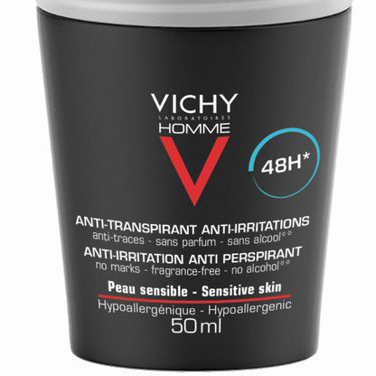 Vichy Homme 48H Anti-Perspirant Roll-On Sensitive Skin