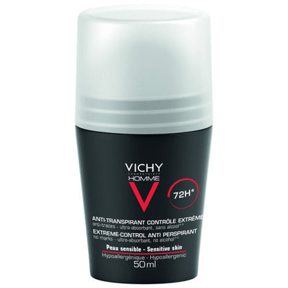 Vichy Homme 72H Anti-Perspirant Roll-On Deodorant