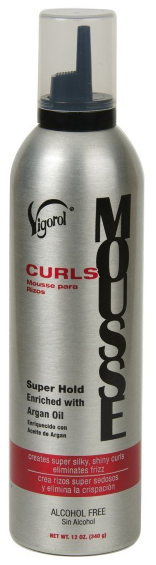 Vigorol Curls Mousse Super Hold, 2.5 oz (Travel Size)