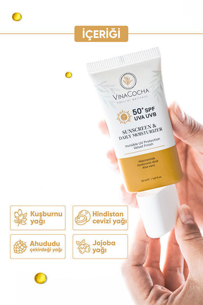 Vinacocha SPF 50 Moisturizing Sunscreen Face Cream 50 ml