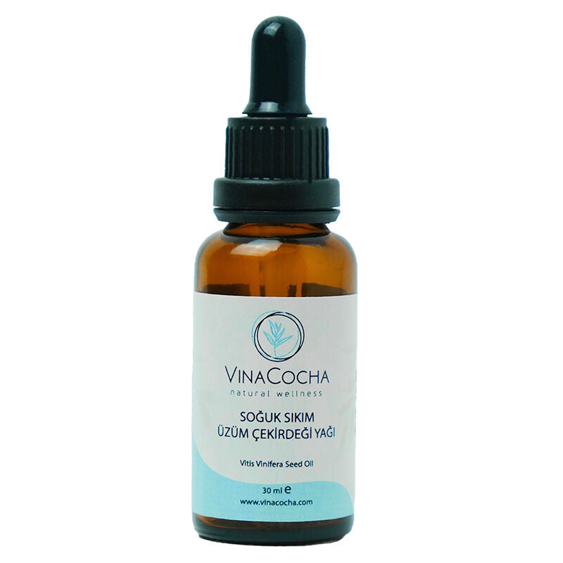 Vinacocha Cold Pressed Grape Seed Oil for Glowing Skin 30 ml