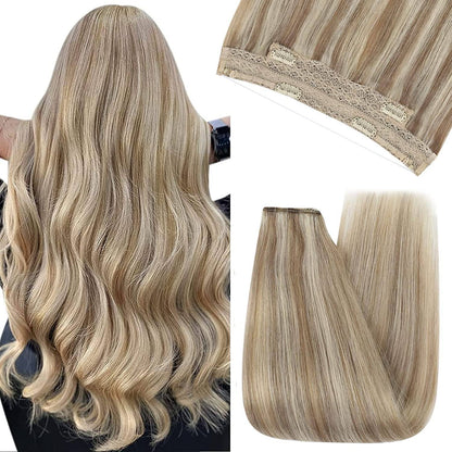 VIP Extensions BandX Halo Body Wave 24" with Clip Hair Extension - Choose Color
