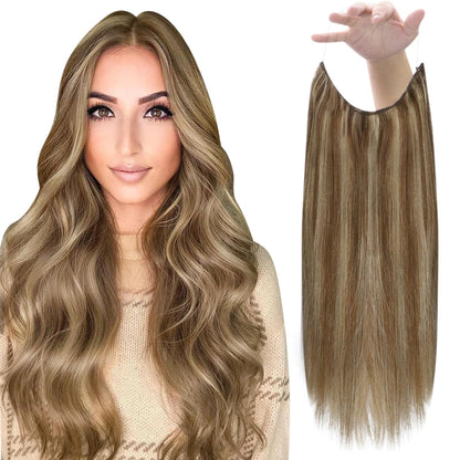 VIP BandX Halo Silky Straight 24" with Clip Hair Extension - Choose Color