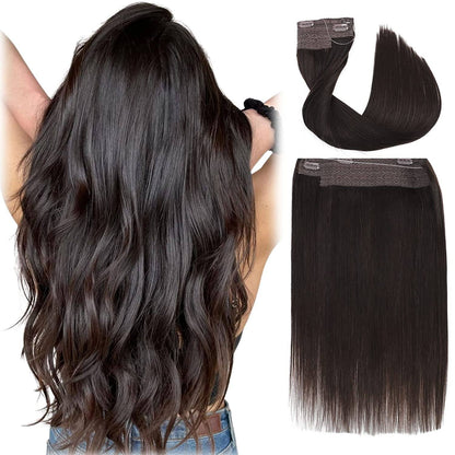 VIP BandX Halo Silky Straight 24" with Clip Hair Extension - Choose Color