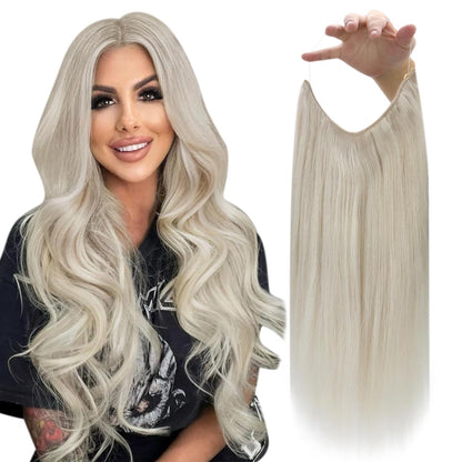 VIP BandX Halo Silky Straight 24" with Clip Hair Extension - Choose Color