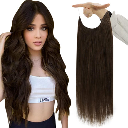 VIP BandX Halo Silky Straight 24" with Clip Hair Extension - Choose Color
