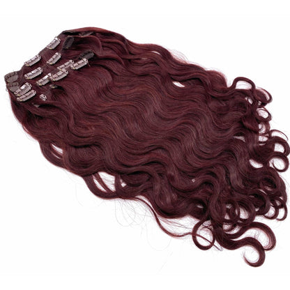 VIP Clip Hair Extensions Body Wave 18" ClipeX System - Choose Style