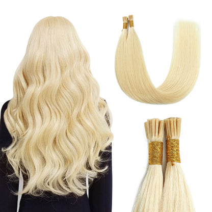 VIP Extensions I-Tip System Straight 18" (100 Grams) Hair - Choose Color