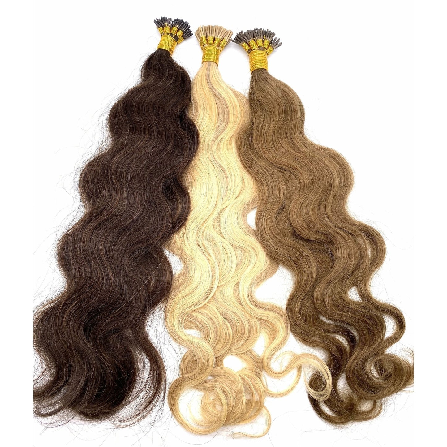 VIP I-Tip System Wavy 18" Hair Extensions - Choose Color