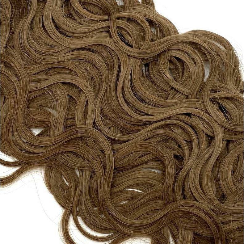 VIP M-Tip System Tape Hair Extensions 100 Strands Wavy 18" - Choose Color