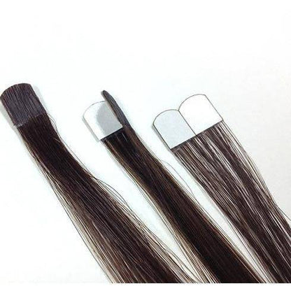 VIP M-Tip System Tape Hair Extensions 100 Strands Wavy 18" - Choose Color