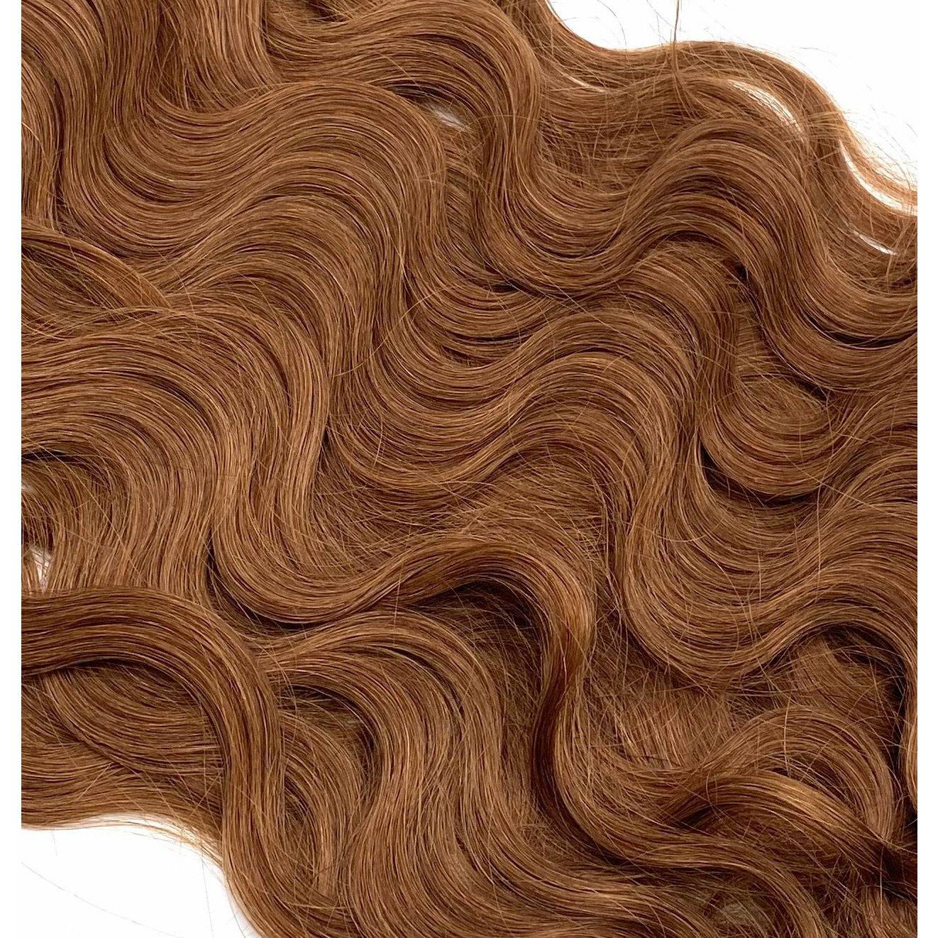 VIP M-Tip System Tape Hair Extensions 100 Strands Wavy 18" - Choose Color