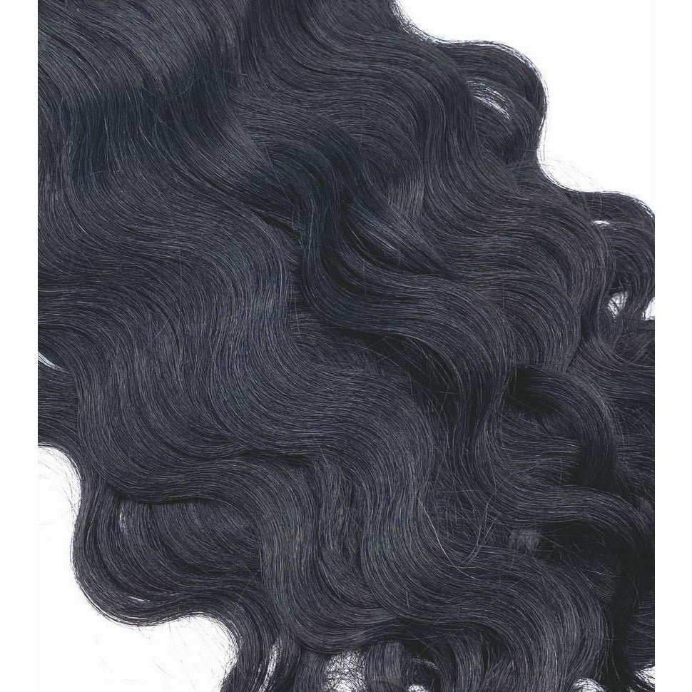 VIP M-Tip System Tape Hair Extensions 100 Strands Wavy 18" - Choose Color