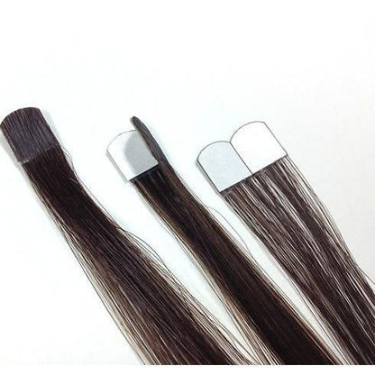 VIP M-Tip System Tape Hair Extensions 100 Strands Wavy 18" - Choose Color