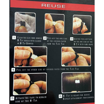 VIP M-Tip System Tape Hair Extensions 100 Strands Wavy 18" - Choose Color