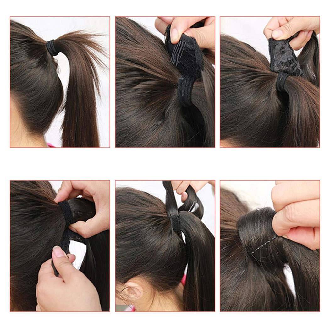 VIP Ponytail Silky 18" 100% Human Hair Extension - Choose Color