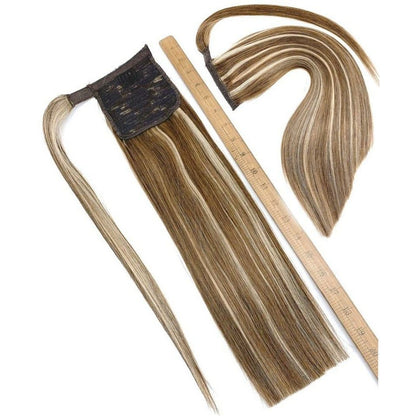 VIP Ponytail Silky 18" 100% Human Hair Extension - Choose Color