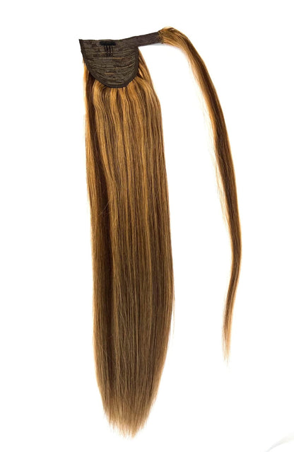 VIP Ponytail Silky 24" (100 Grams) 100% Human Hair Extension - Choose Color