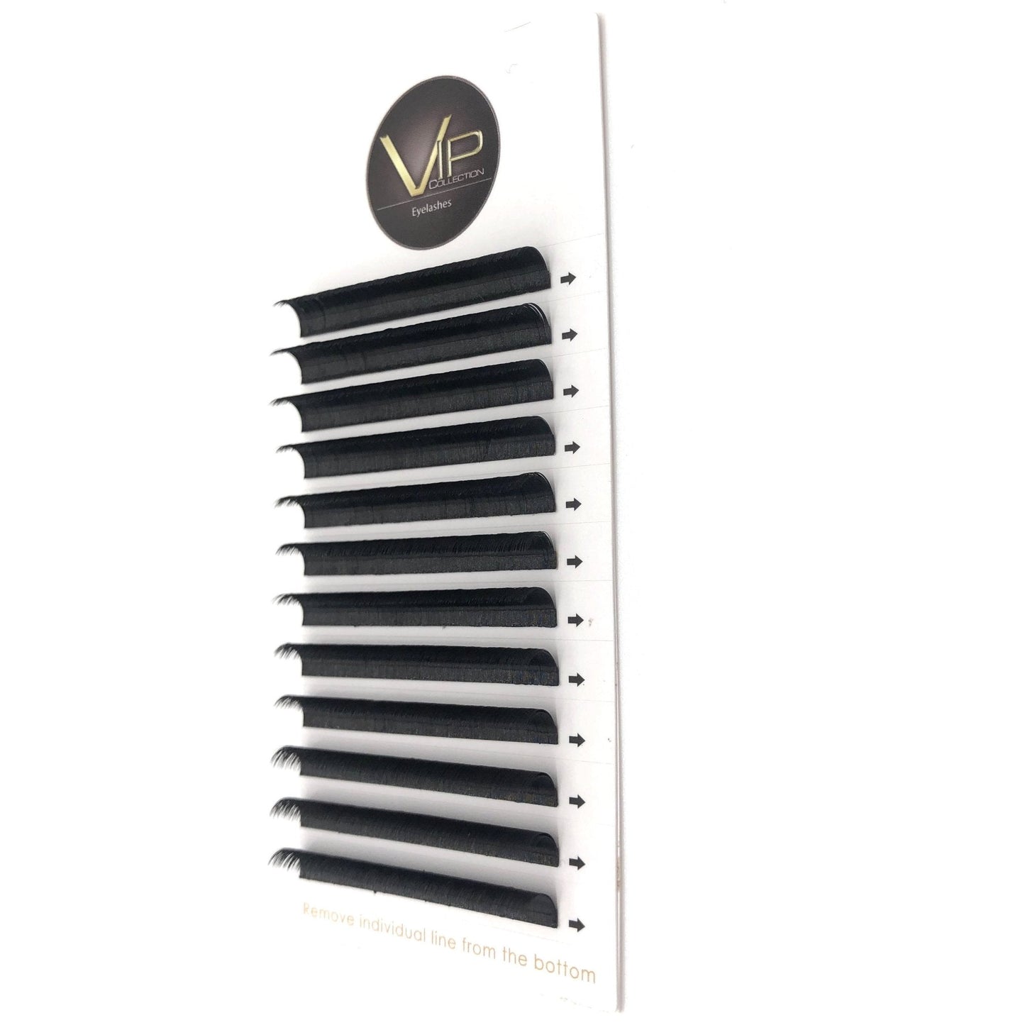 VIP Quick Fan Eyelash Extensions 12 Lines 0.07 D Curl - Pick Size