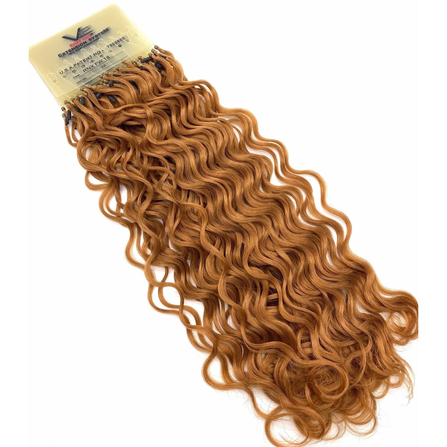 VIP Extensions RineX System Curly 18" Hair Extensions NWT - Choose Color