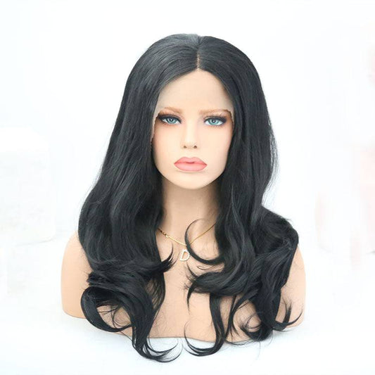 VIP Extensions Synthetic Lace Front Wig 20" Color 1B New With Tags Hairpiece