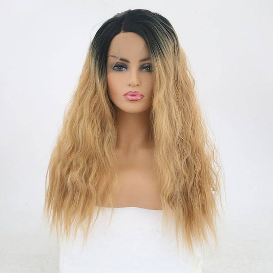 VIP Extensions Synthetic Lace Front Wig 24" Color T1B/613 (85) NWT Hairpiece