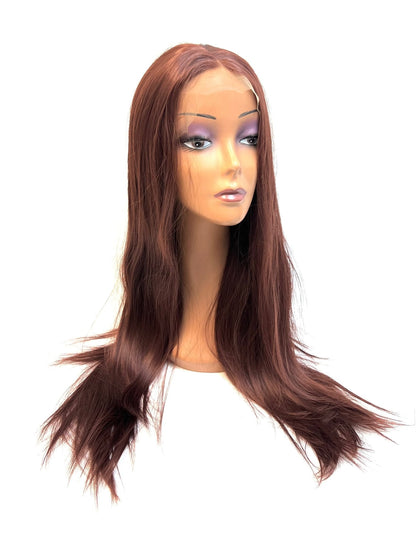 VIP Extensions Synthetic Lace Front Wig 22" Color 4 Long Hairpiece