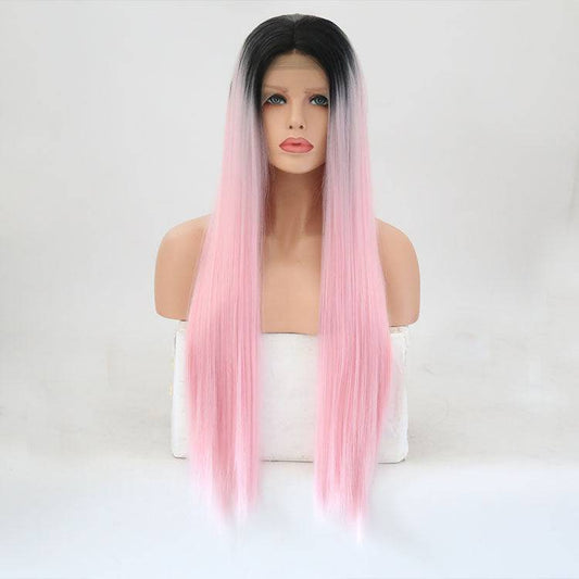 VIP Extensions Synthetic Lace Front Wig 24" Color T1B/2317 NWT Hairpiece