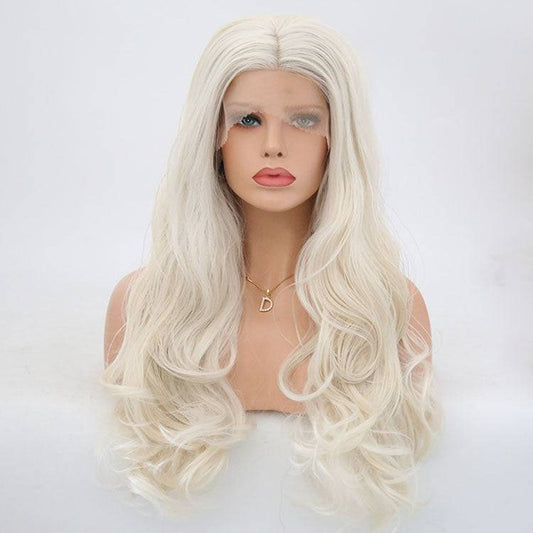 VIP Extensions Synthetic Lace Front Wig 24" Color 60 (55) NWT Hairpiece