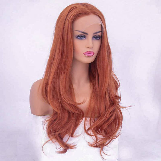VIP Extensions Synthetic Lace Front Wig 24" Color 33 New With Tags Hairpiece