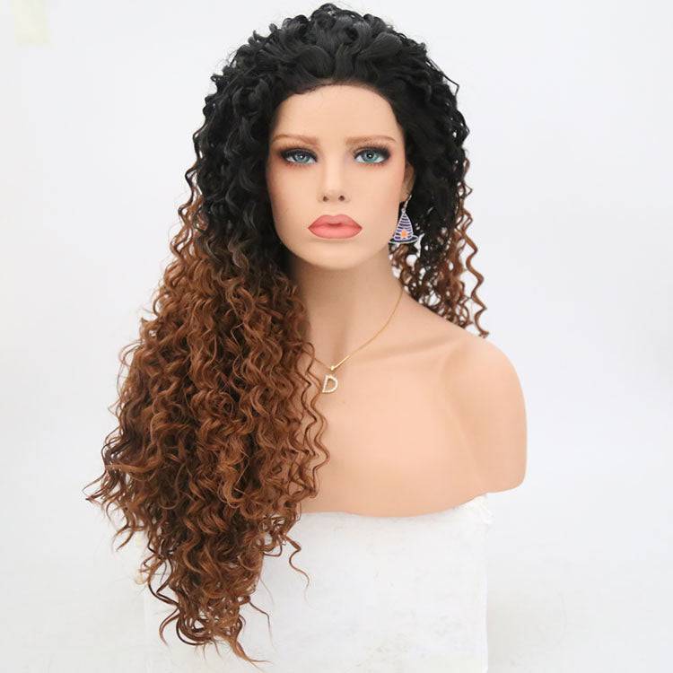 VIP Extensions Synthetic Lace Front Wig 24" Color T1B/30 Long Hairpiece