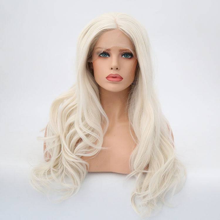 VIP Extensions Synthetic Lace Front Wig 24" Color 60 (67) NWT Hairpiece
