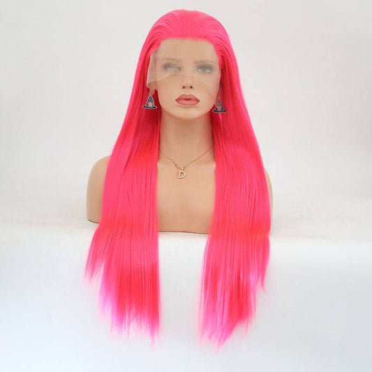 VIP Extensions Synthetic Lace Front Wig 24" Color 2315 Pink New With Tags