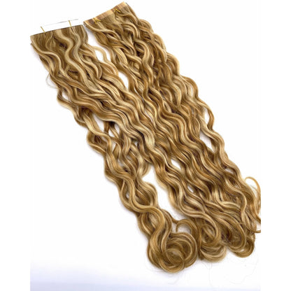 VIP TapeX System Tape In Hair Extensions French Wave 18" - Choose Color