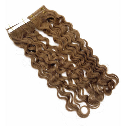 VIP TapeX System Tape In Hair Extensions French Wave 18" - Choose Color