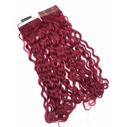 VIP TapeX System Tape In Hair Extensions French Wave 18" - Choose Color