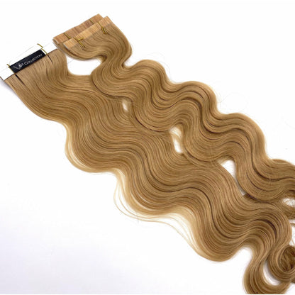 VIP TapeX System Tape In Hair Extensions Wavy 18" - Choose Color
