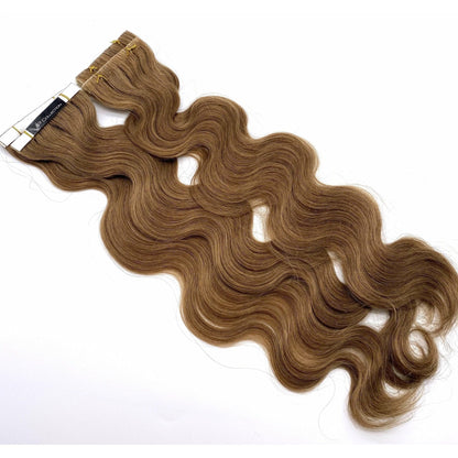 VIP TapeX System Tape In Hair Extensions Wavy 18" - Choose Color