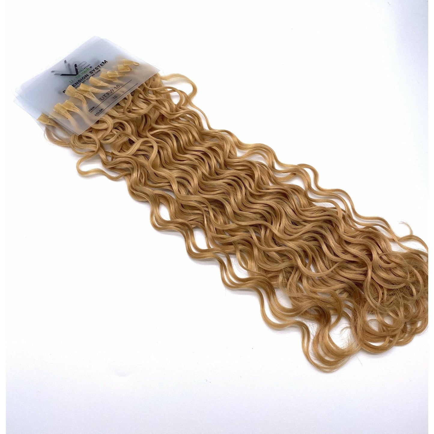 VIP U-Tip System Curly 18" Hair Extensions - Choose Color