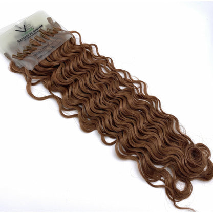 VIP U-Tip System Curly 18" Hair Extensions - Choose Color