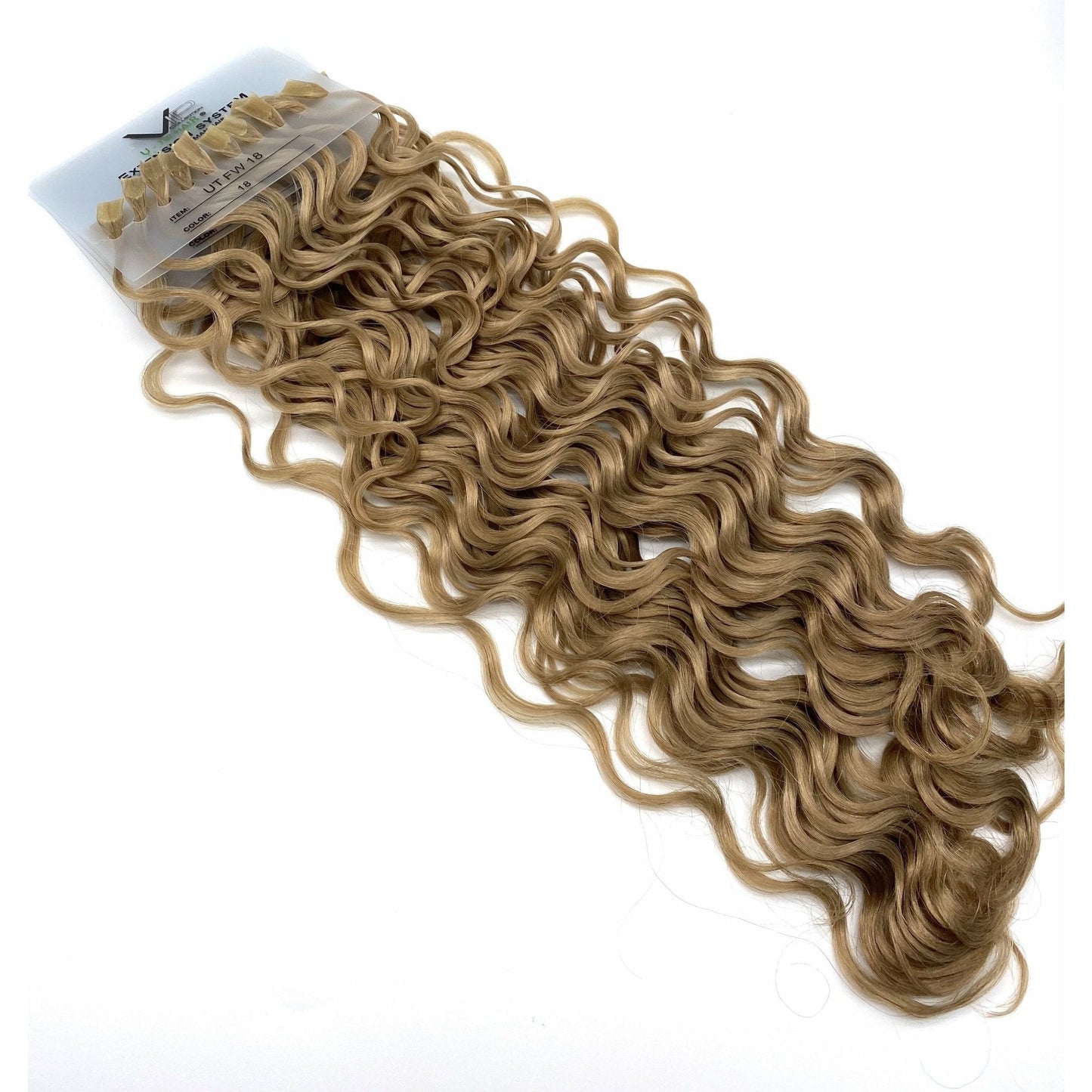 VIP U-Tip System Curly 18" Hair Extensions - Choose Color