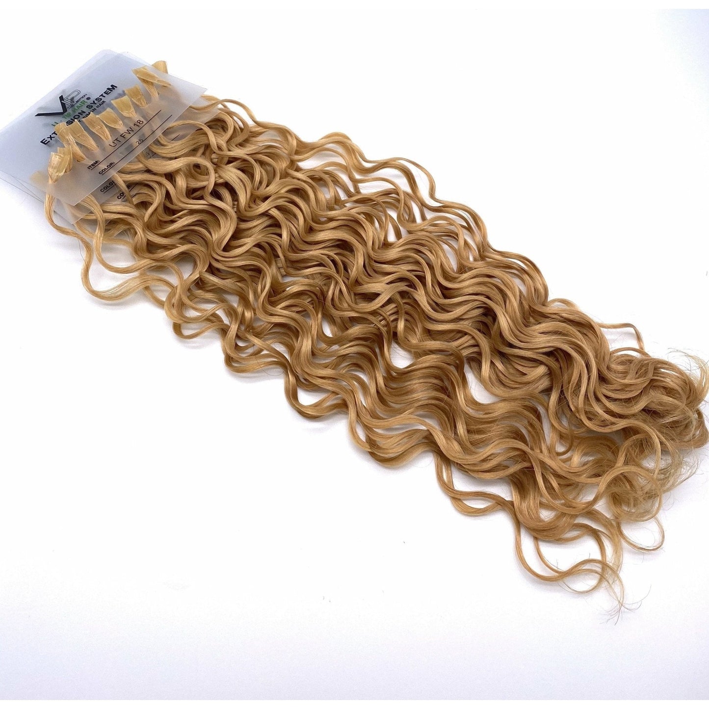 VIP U-Tip System Curly 18" Hair Extensions - Choose Color