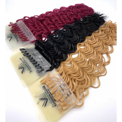 VIP U-Tip System Curly 18" Hair Extensions - Choose Color