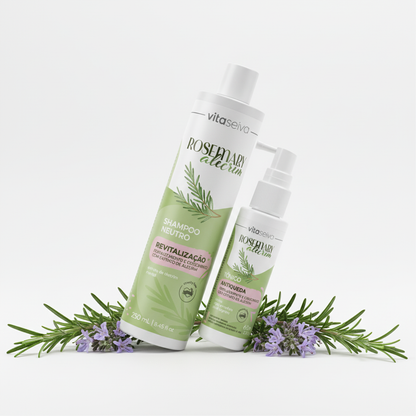 Vita Seiva Rosemary Hair Growth Kit  Shampoo & Tonic System