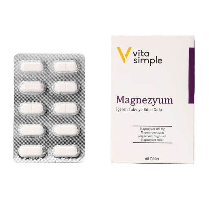Vita Simple Magnesium 60 Tablets