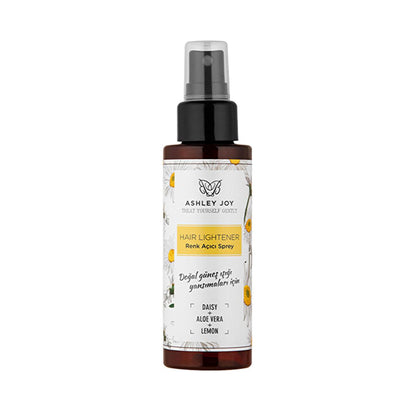 Ashley Joy Hair Lightening Spray: Natural Sun-Kissed Highlights, Chamomile & Lemon for Brown to Blonde Hair, Adds Shine & Repairs (3.72 fl oz)